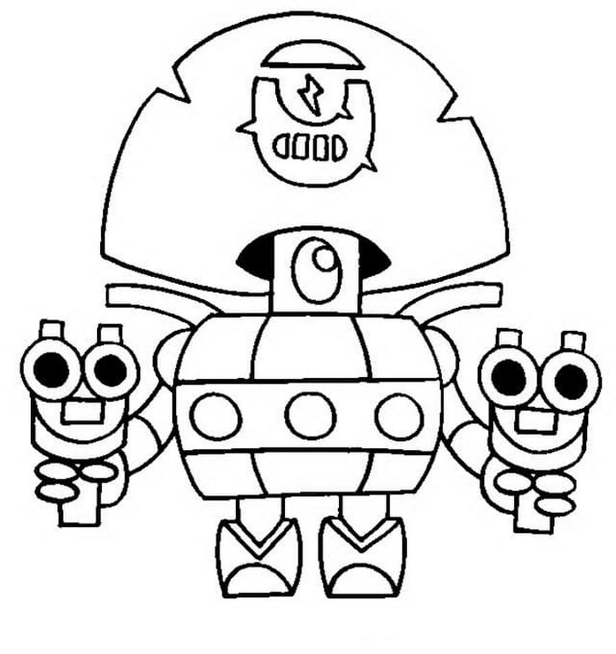 Brawl Stars kolorowanki